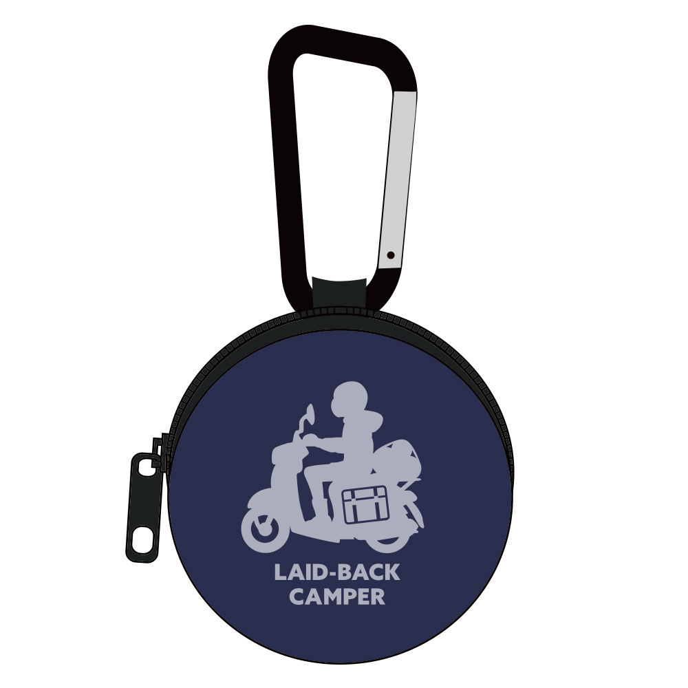 Cospa 033026 シルエットバイク志摩リン カラビナ付きミニポーチ [『ゆるキャン△ SEASON３』]