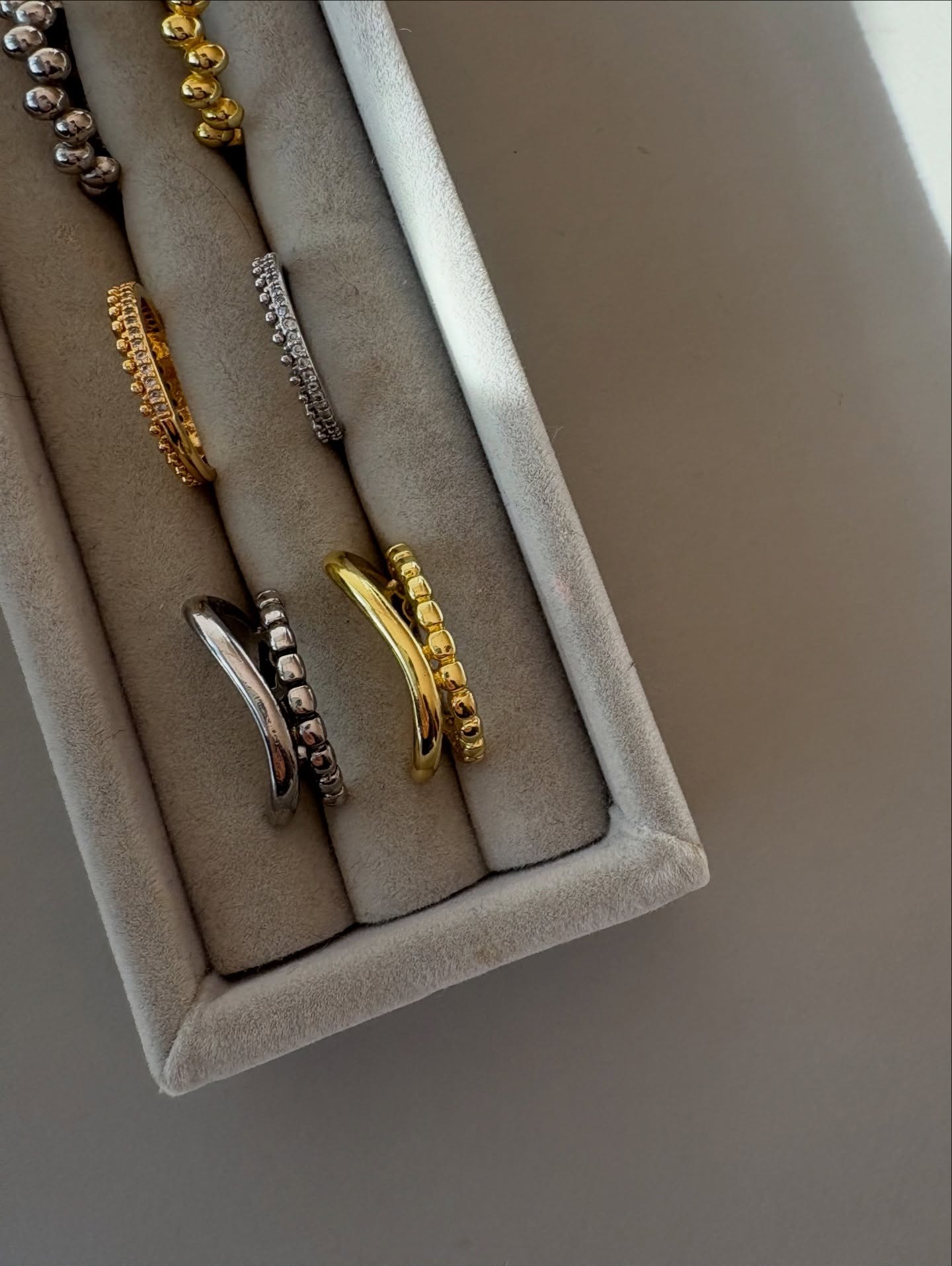 dot x line open ring