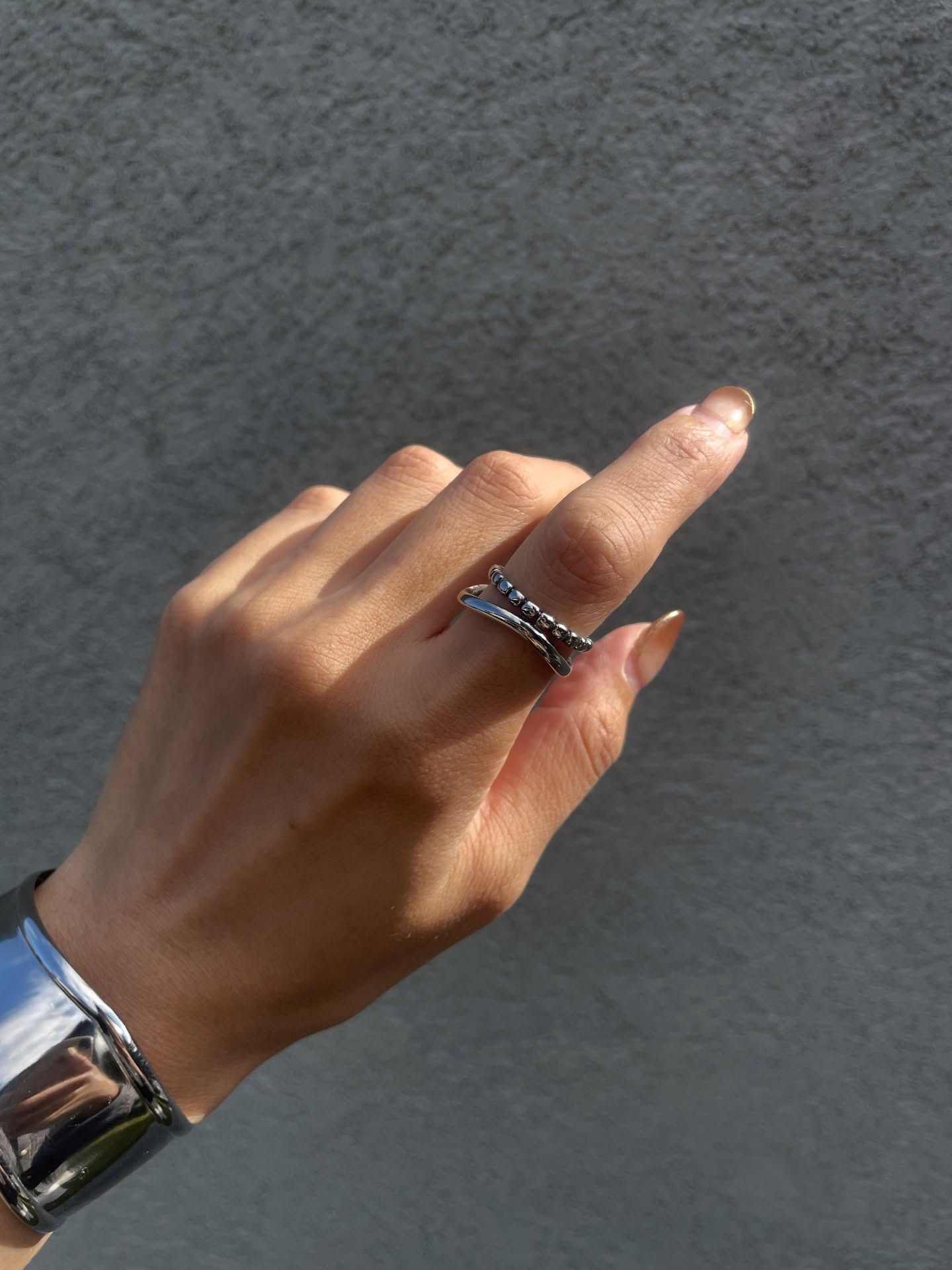dot x line open ring