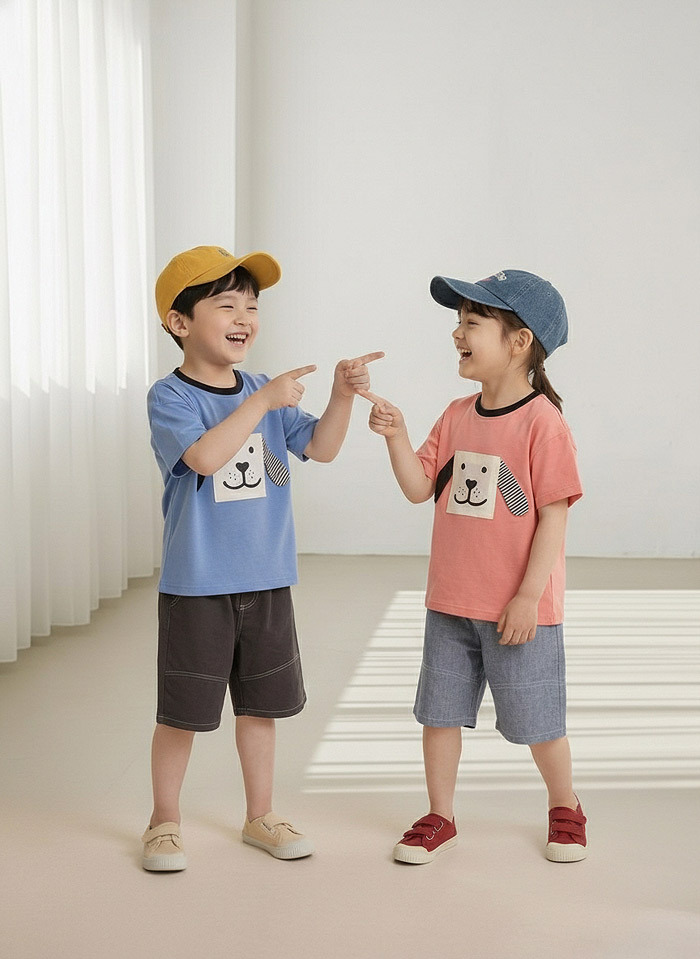 正韓夏Orangemom 兩色縫線牛仔褲