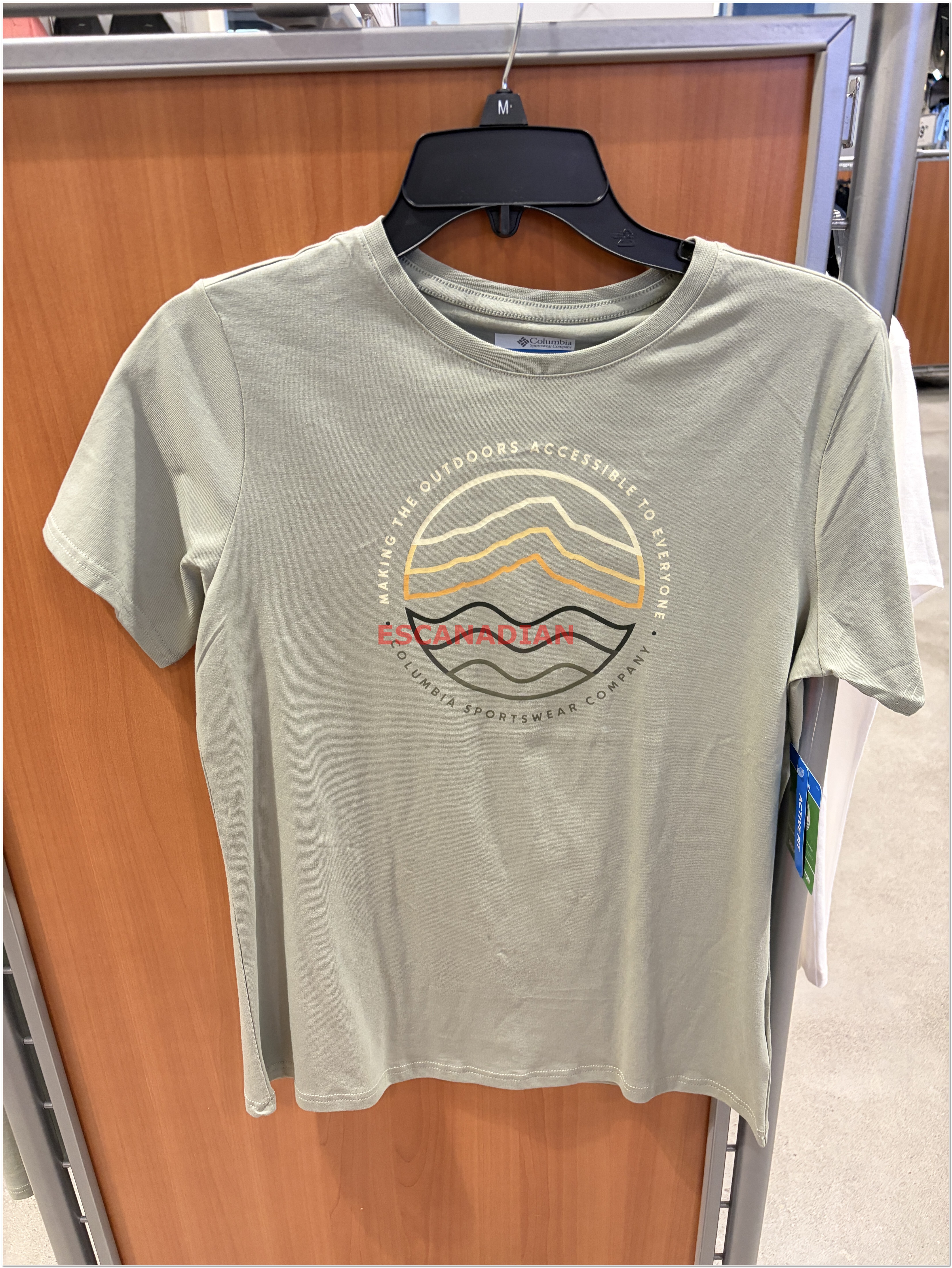 【限時】Columbia  女大人 有機棉 圖案 短TEE (3色)