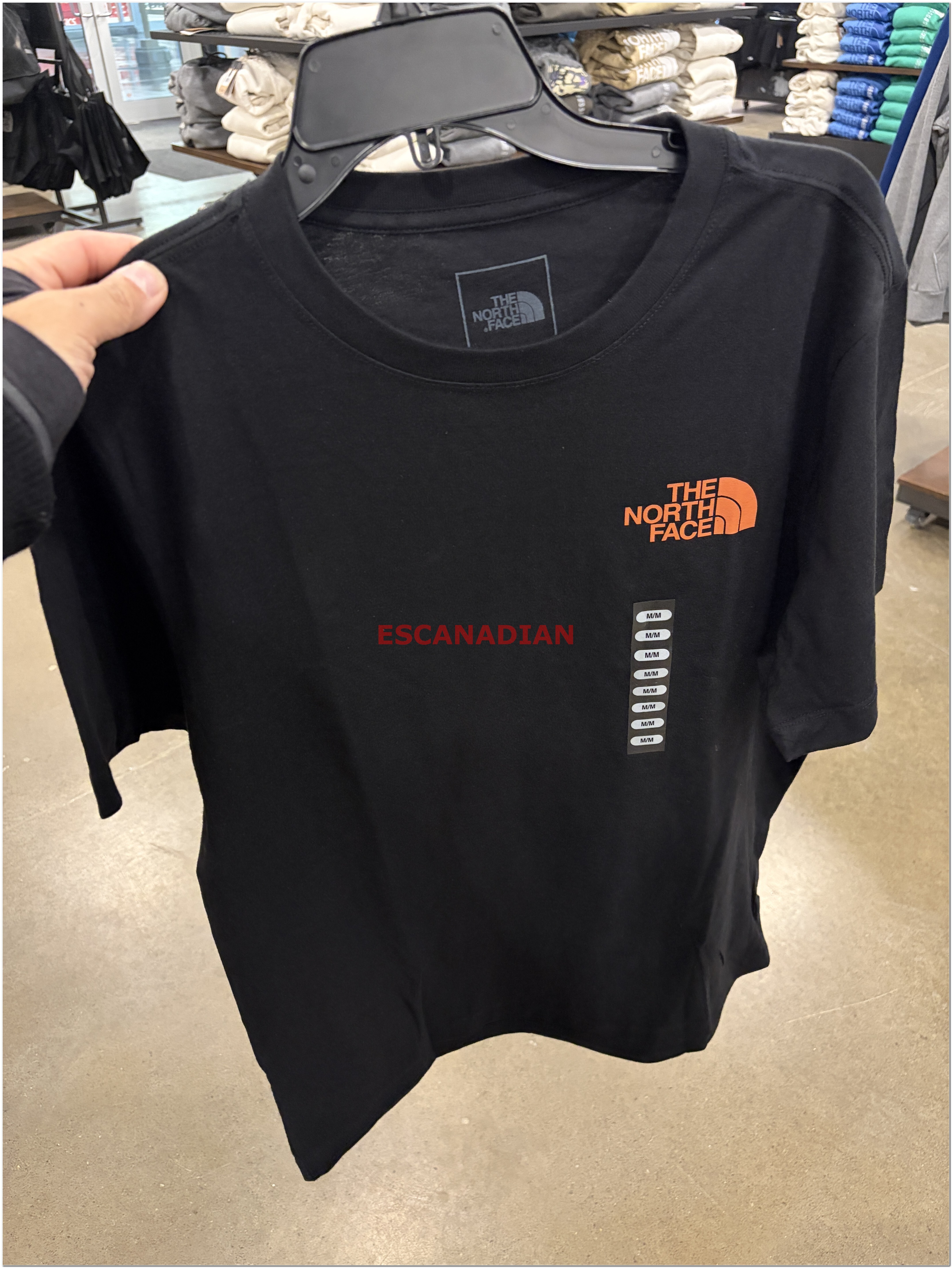 THE NORTH FACE 男大人 正反 山脈圖案 短TEE