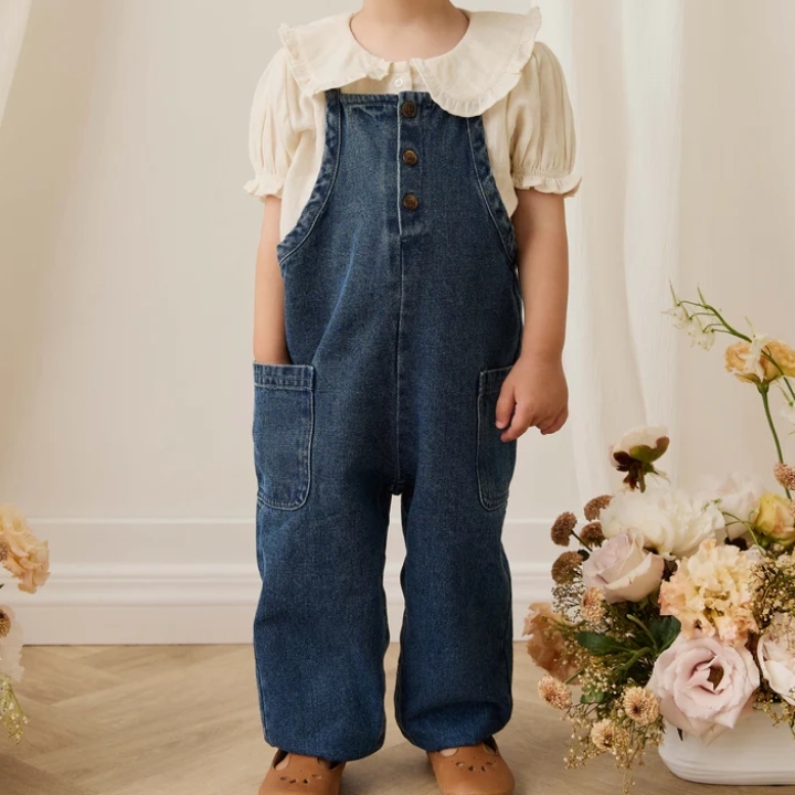 （預購）JAMIEKAY 雙口袋牛仔寬褲 Theodora Pant - Classic Denim