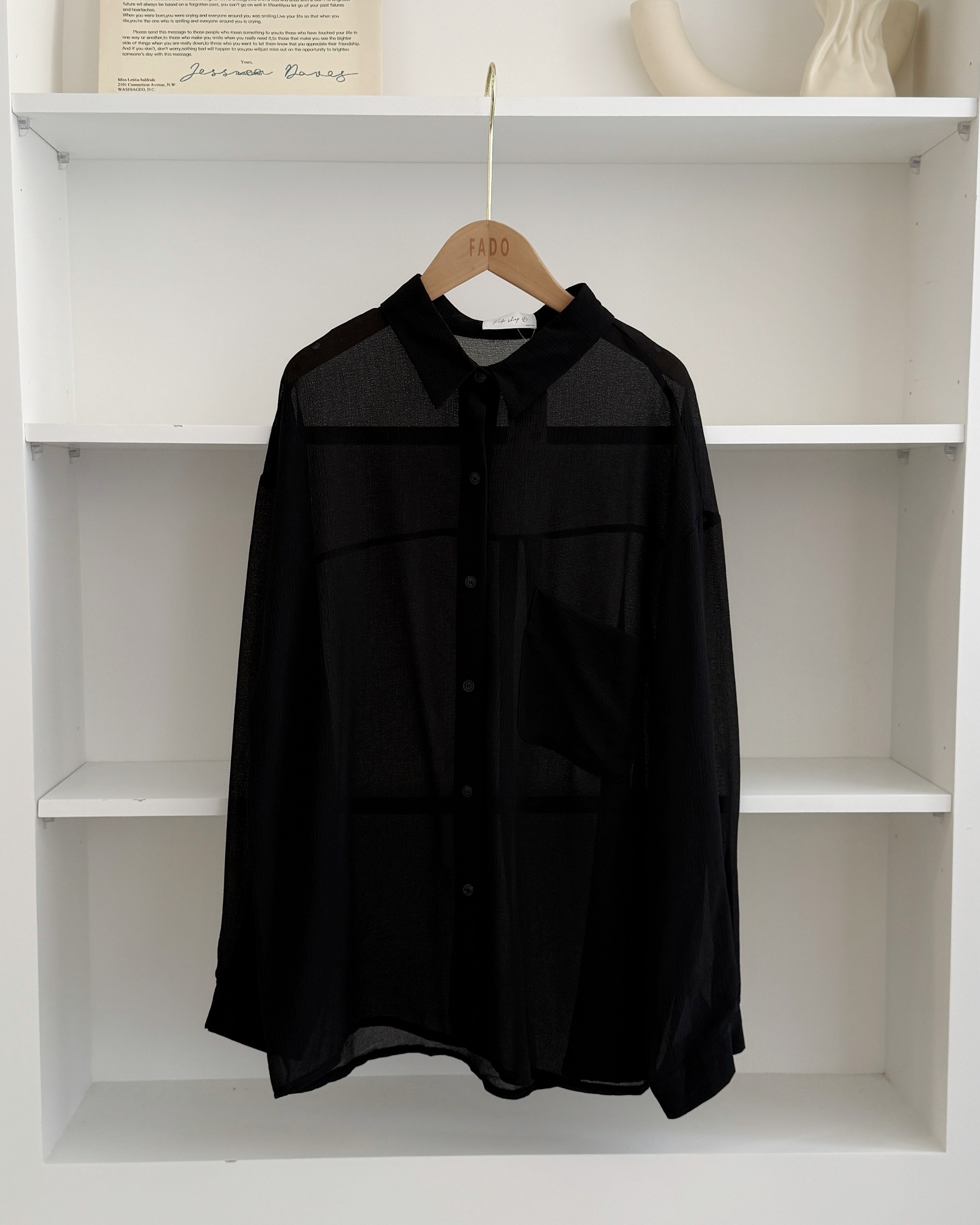 法朵Fado shop｜Daily🤍單口袋雪紡襯衫 3725001 五色
