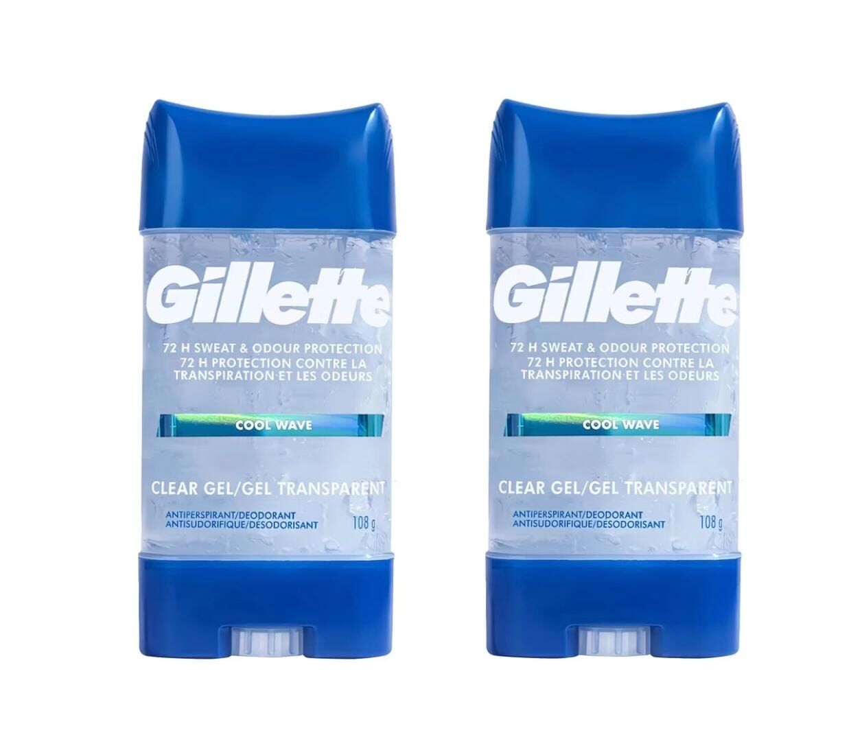 吉列 Gillette Clear Gel 男士止汗透明凝膠, 108g