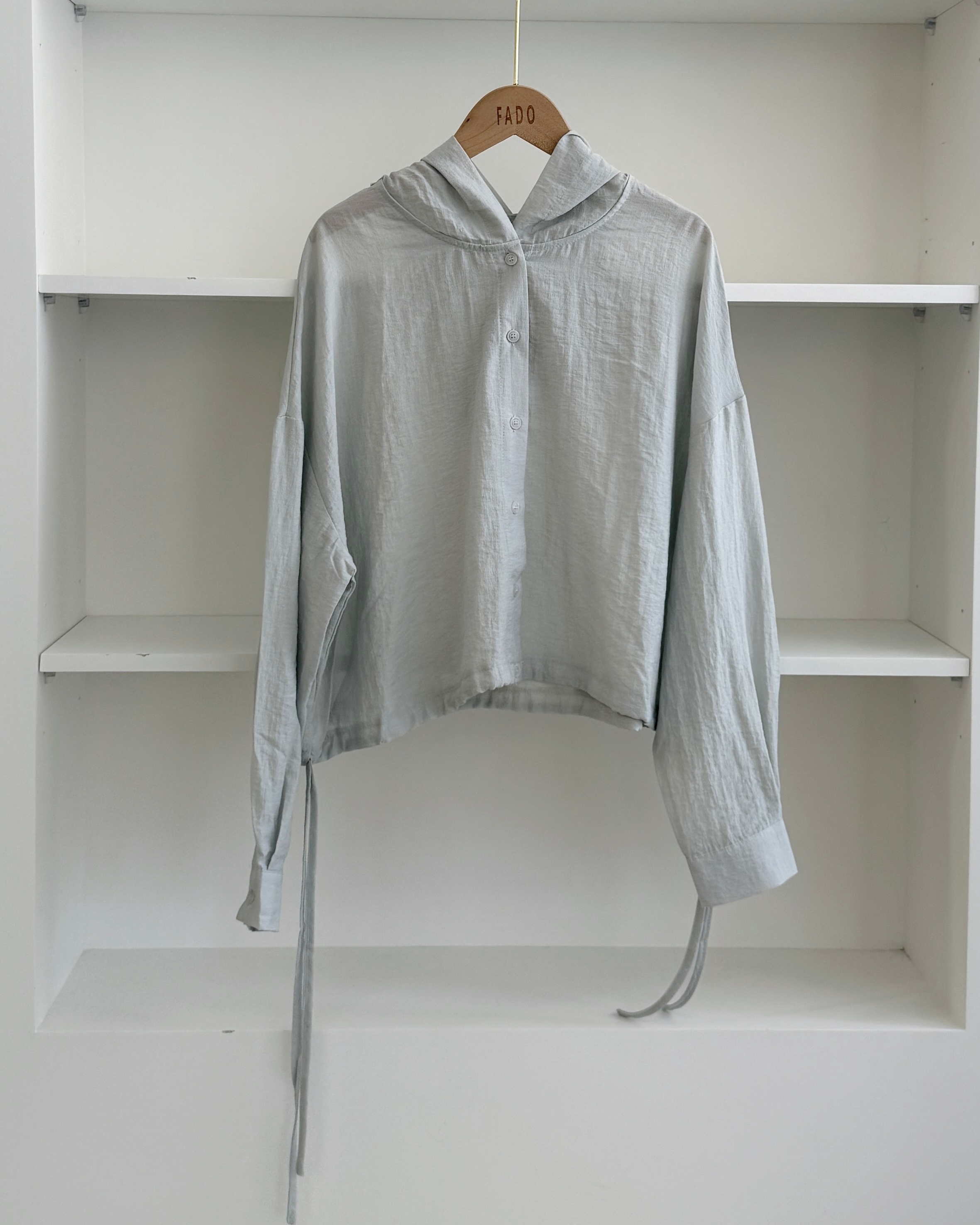 法朵Fado shop｜下擺抽繩連帽襯衫 3725005 四色