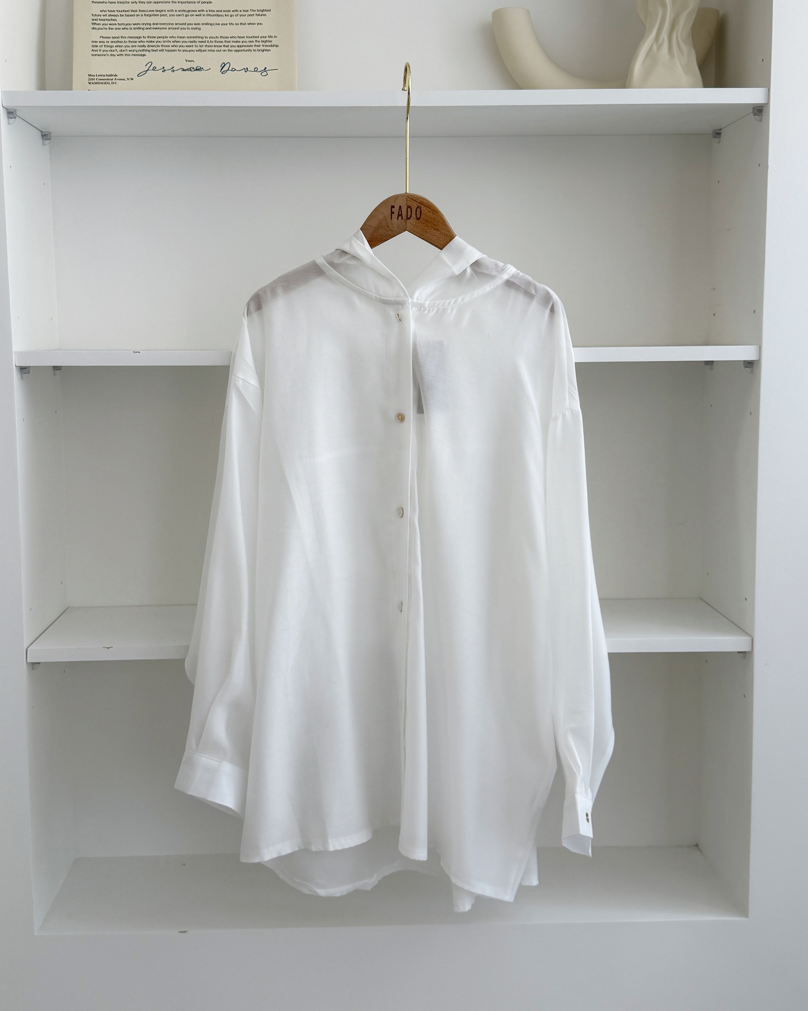 法朵Fado shop｜素面連帽襯衫 3725006 五色