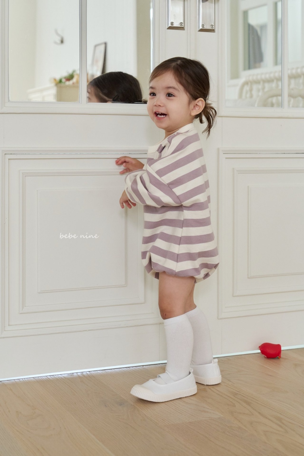 正韓夏bebenine 黑白色系運動襪(一組四入)