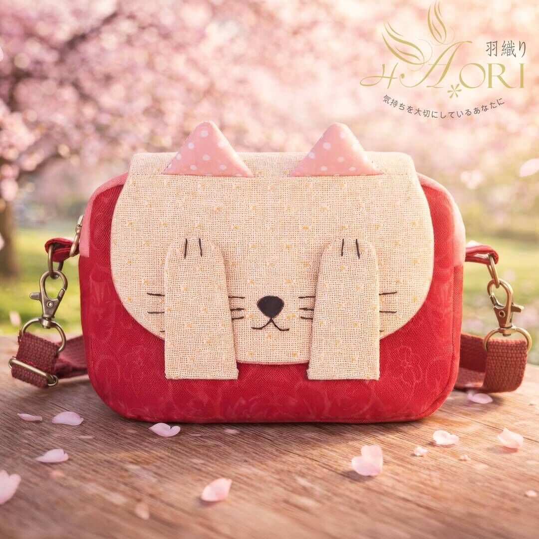 迷你貓咪斜背包(材料包)｜最後一個