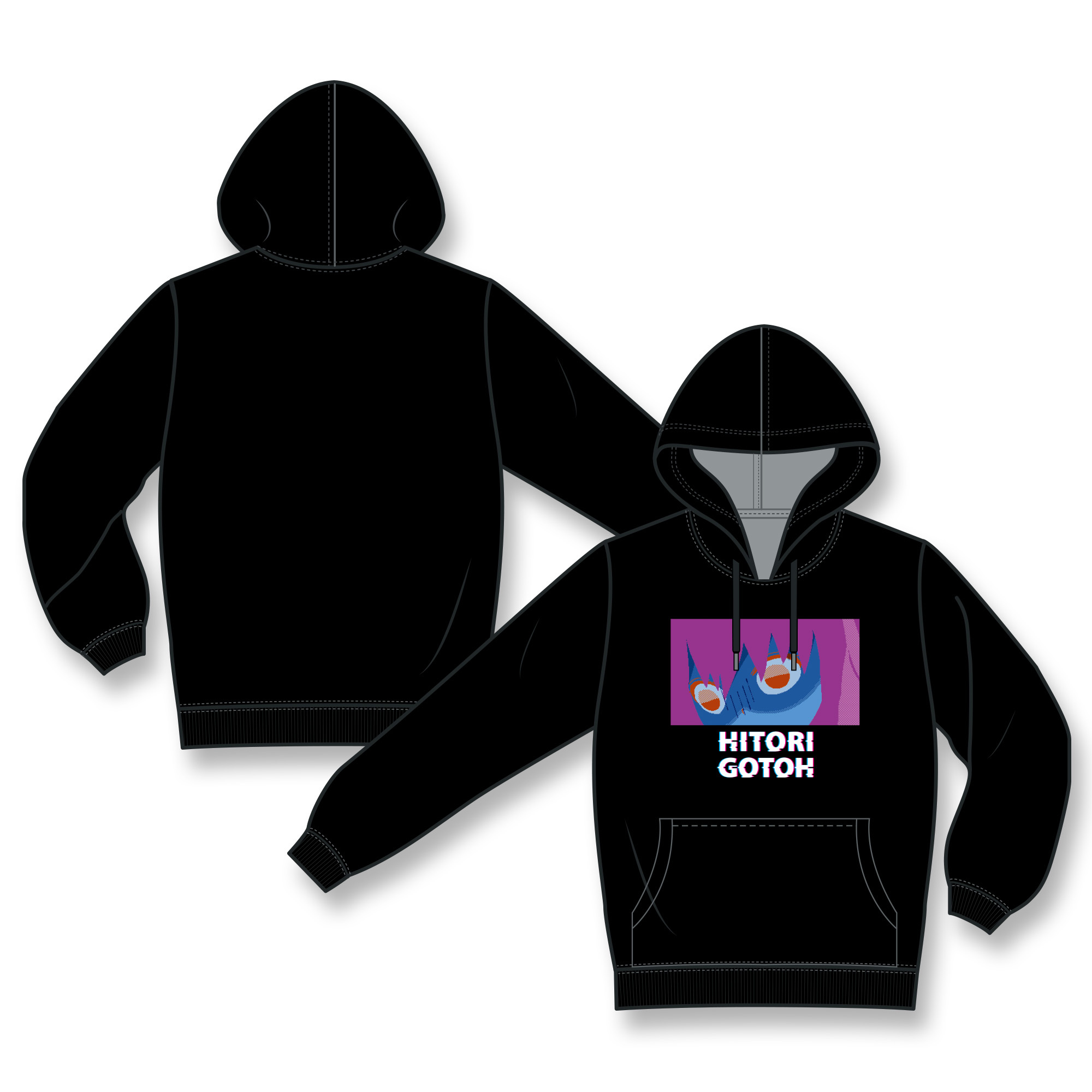 孤獨搖滾-帽T-XL-Game Over