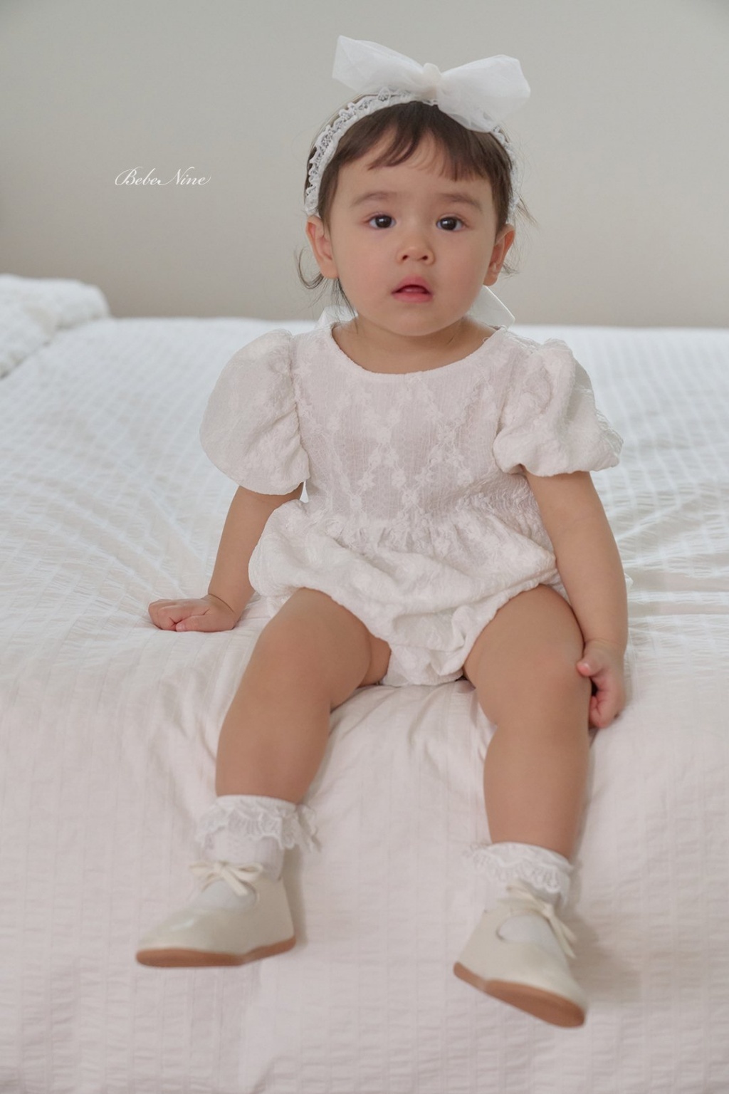 正韓夏bebenine 蕾絲蝴蝶結髮帶