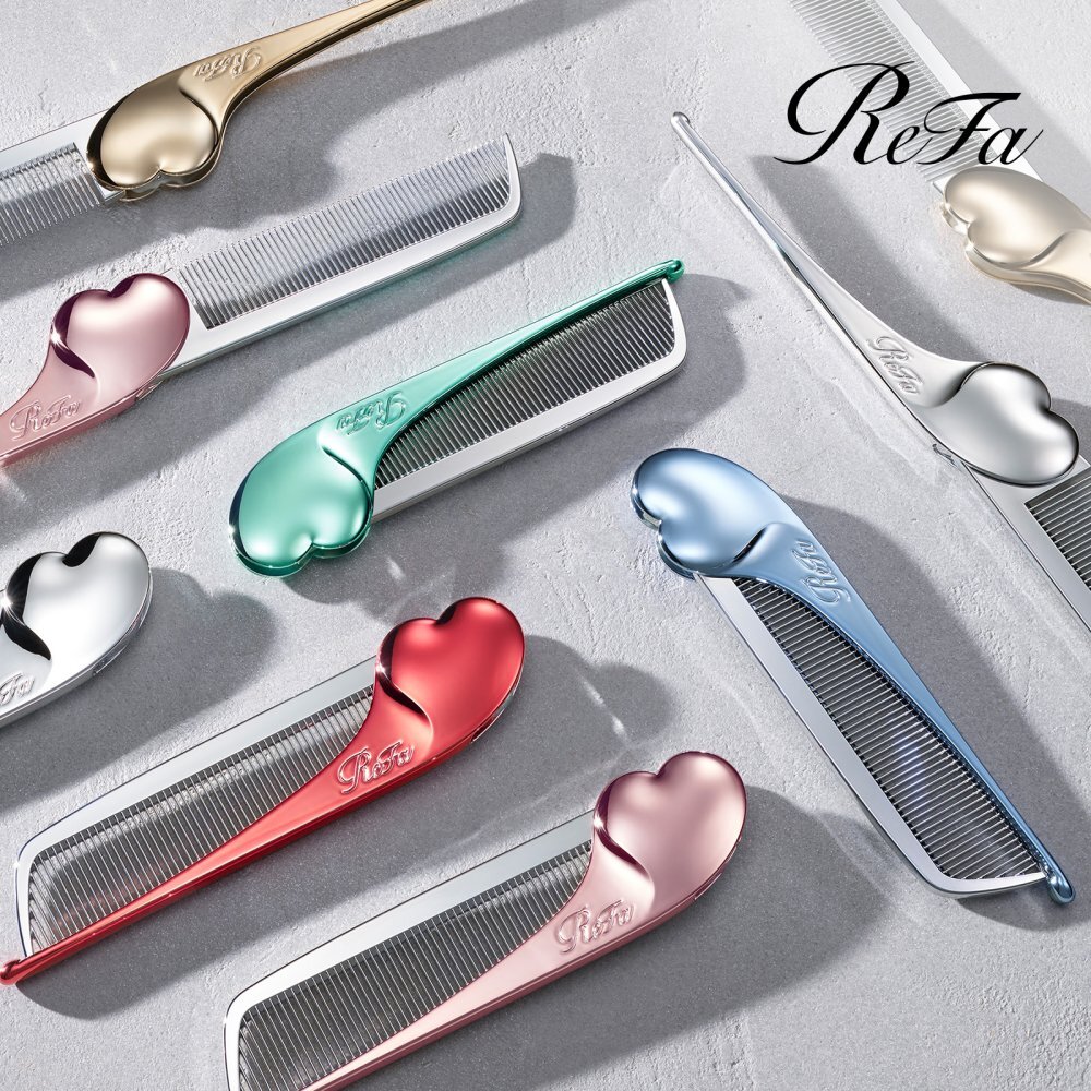 【Luxury】ReFa 黎琺 愛心摺疊梳 尖尾梳子  梳髮 梳子 日本專櫃 柔順 靜電 摩擦 好攜帶 摺疊梳 造型梳
