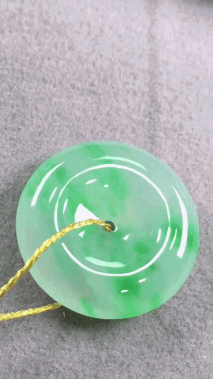 36315 翡翠綠平安扣 (21.1mm直徑)