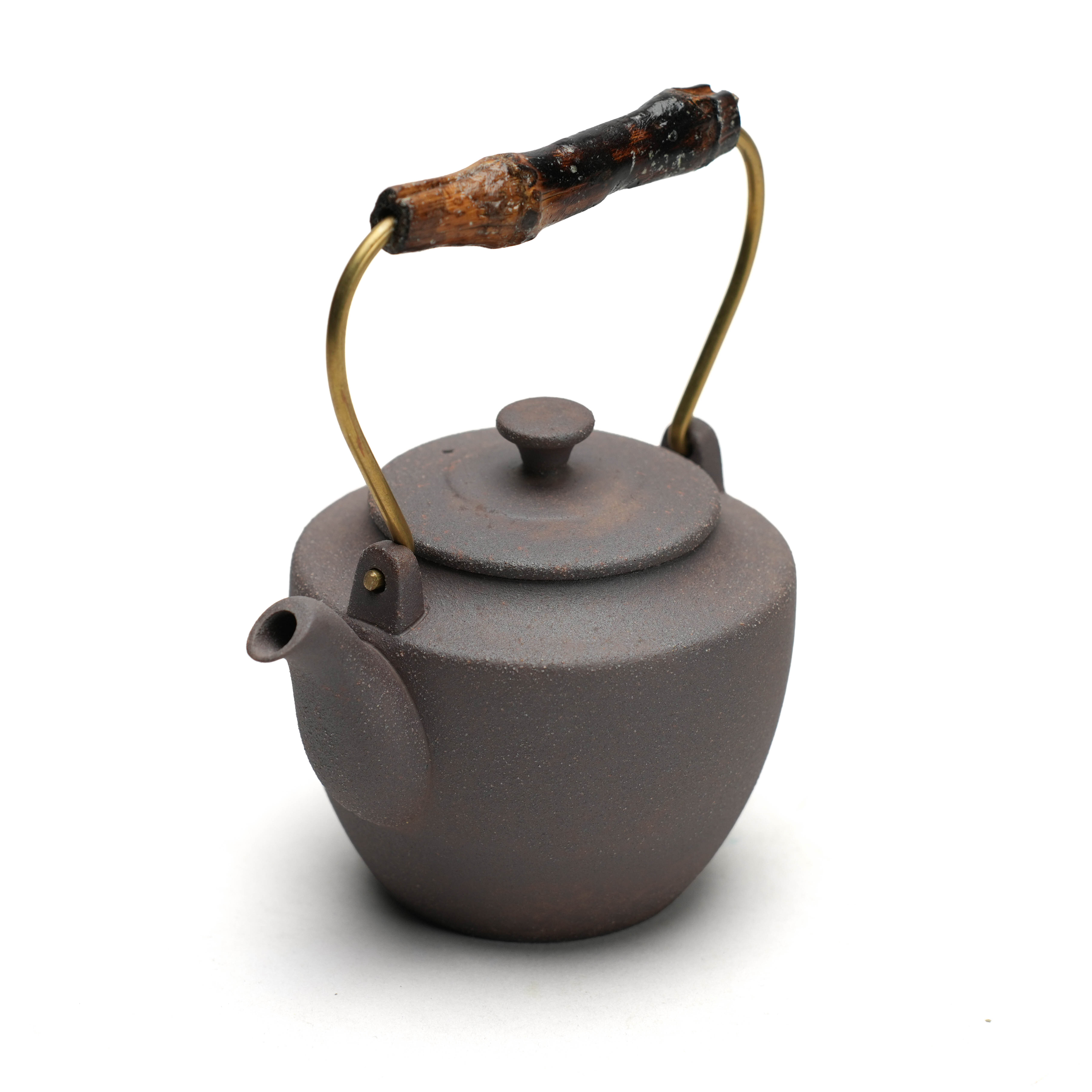 陶作坊｜老岩泥如初提樑壺_火
