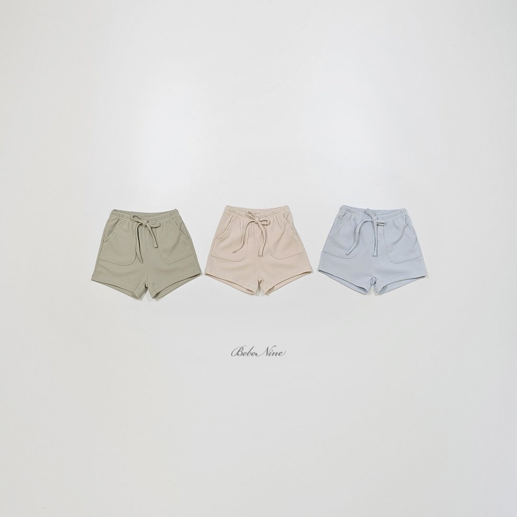 正韓夏bebenine 嫩嬰/小童三色棉花糖口袋短褲