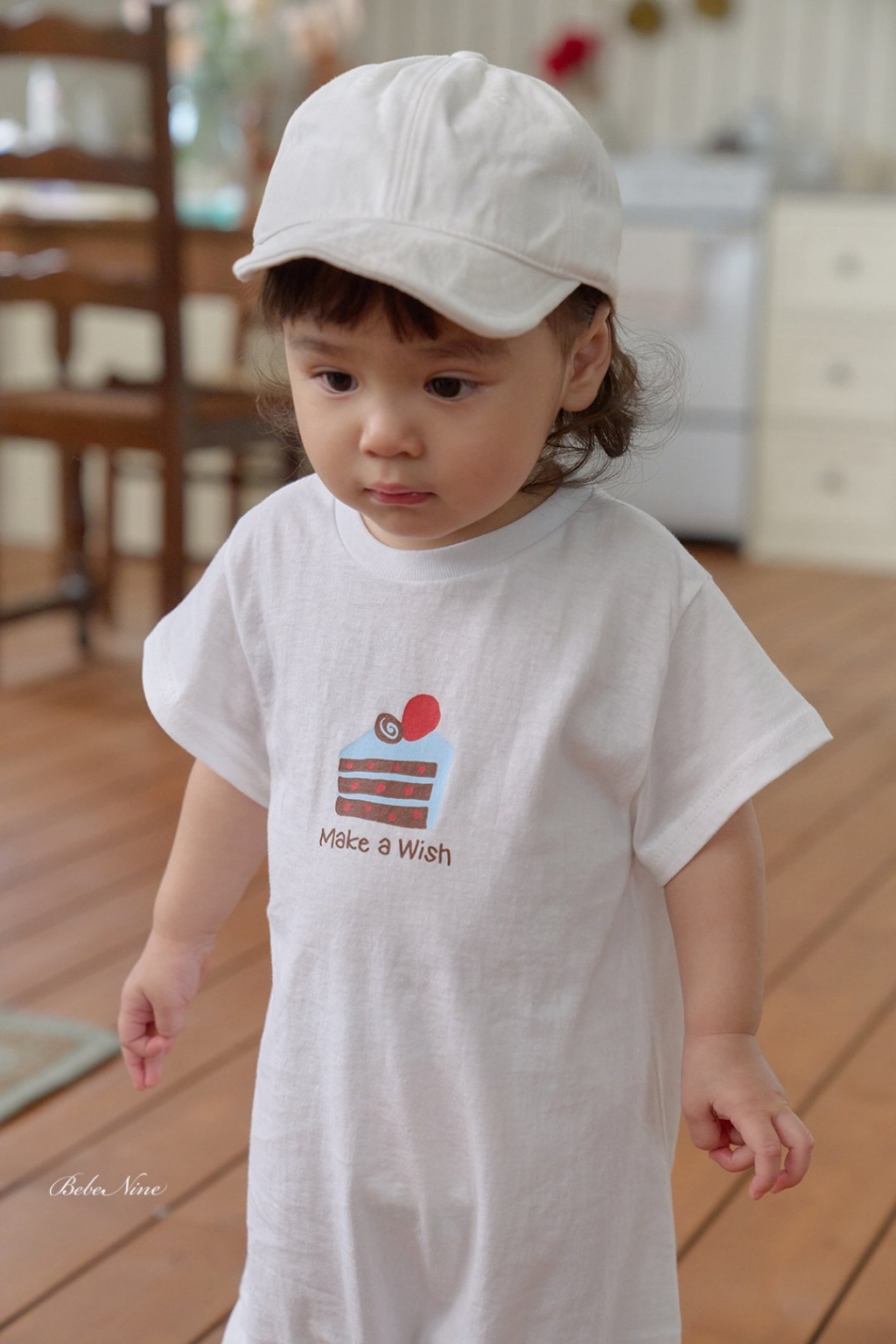 正韓夏bebenine 嫩嬰兩色純棉草莓蛋糕連身衣