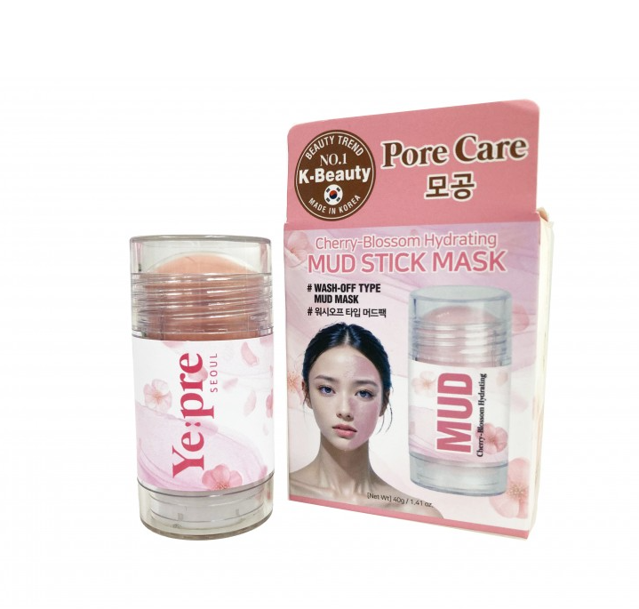 【Yepre 櫻花滋潤保濕泥棒面膜 40g】