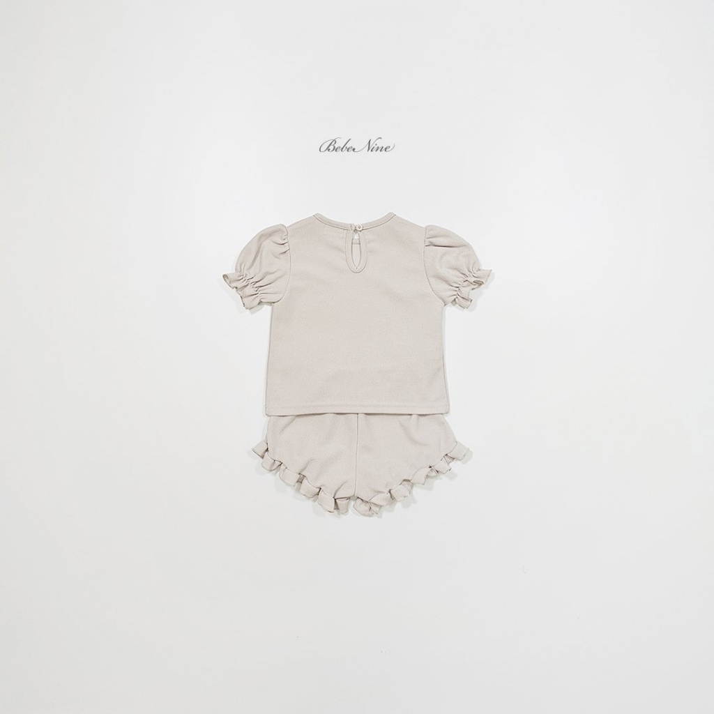 正韓夏bebenine 小童三色花瓣捲邊套裝