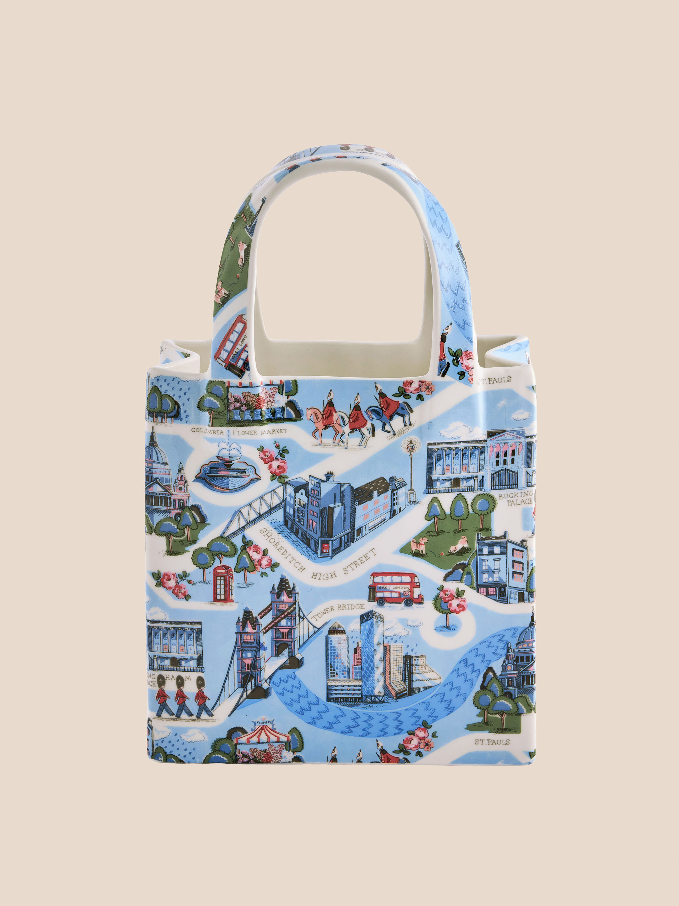 London Town 手提袋造型花器