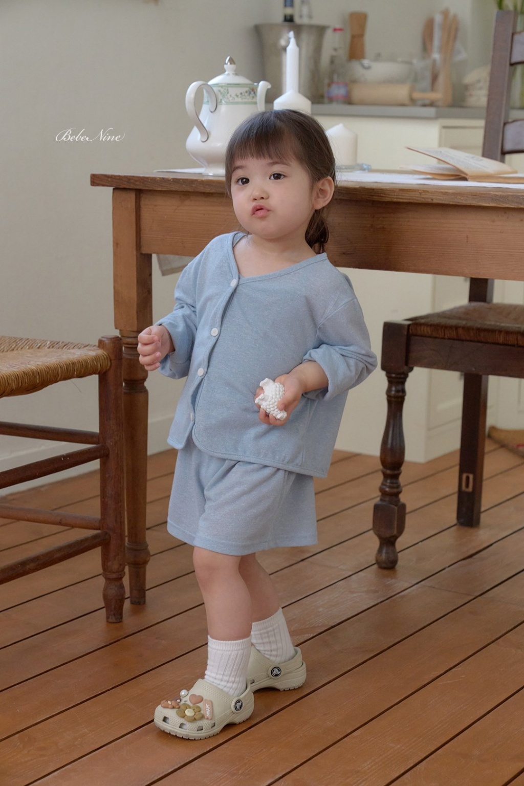 正韓夏bebenine 嫩嬰/小童三色軟綿綿三件組