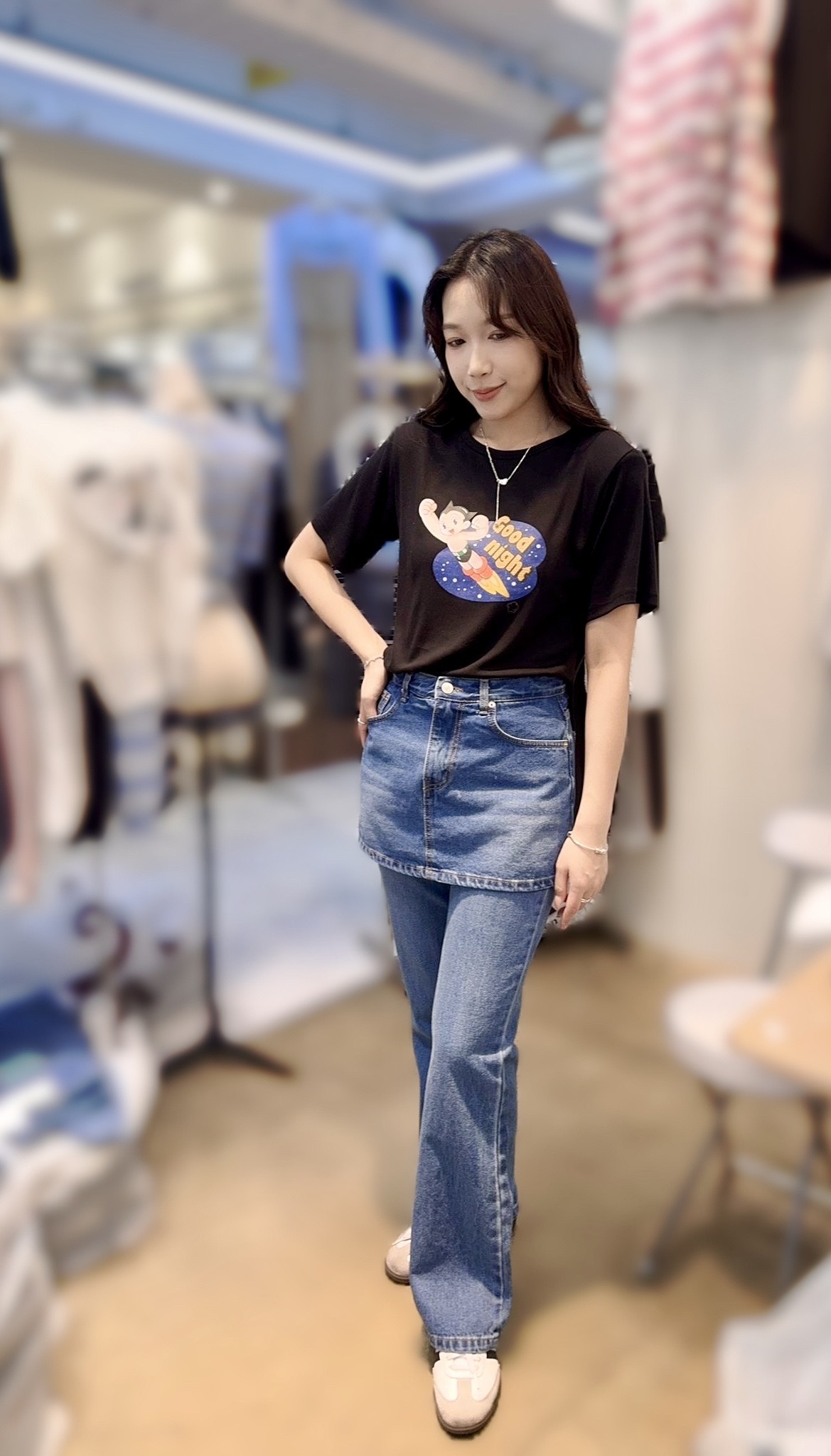 BL10  牛仔褲👖 S:腰 28 HIP 38 長 41 / M:腰 30 HIP 40 長 41 / L:腰 32 HIP42  長41.5  $529 (一口價)