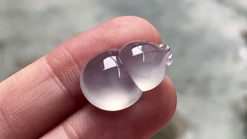 36449 翡翠玻璃鋼葫蘆