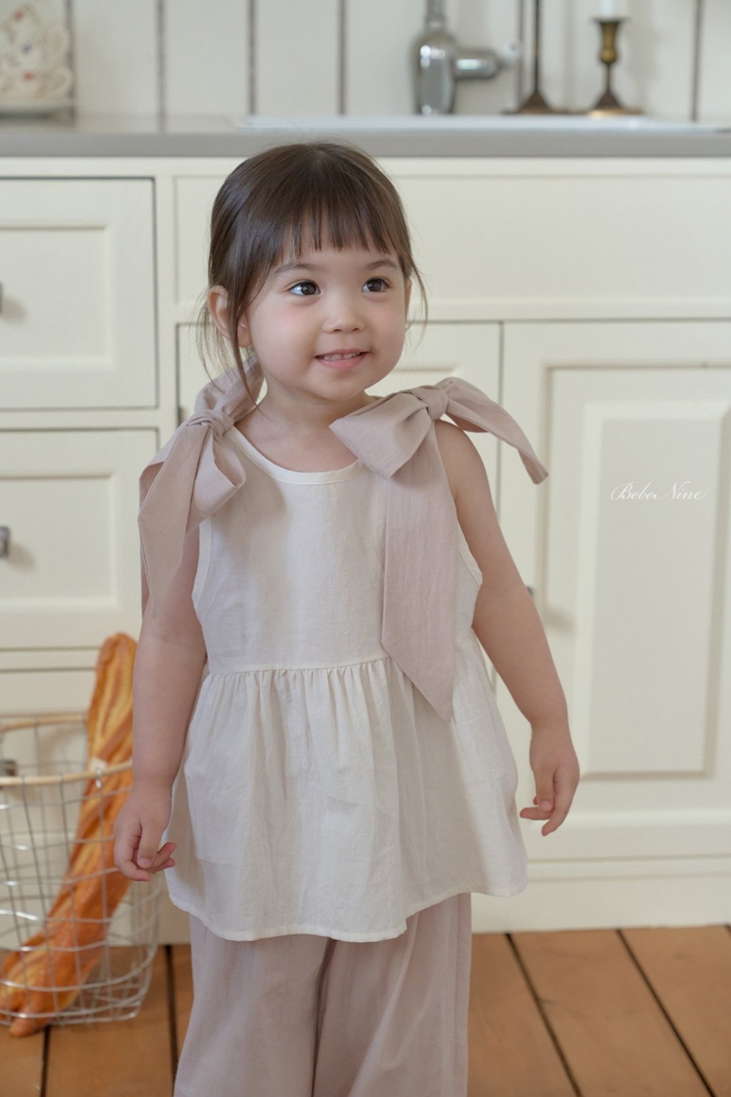 正韓夏bebenine 小童大綁帶夢幻上衣