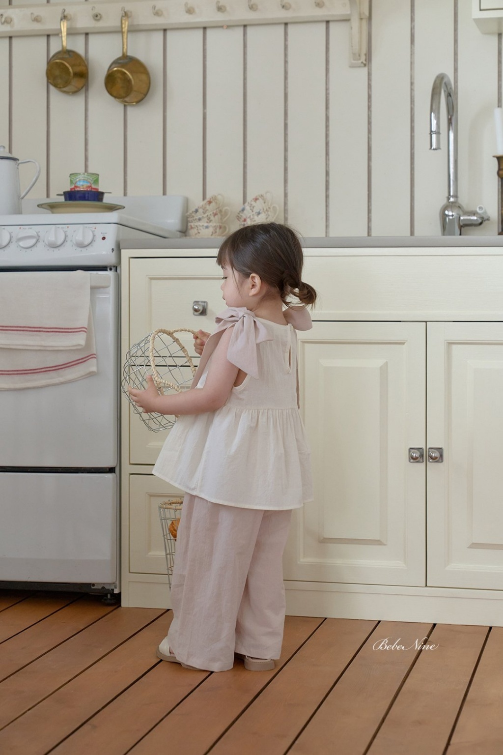 正韓夏bebenine 小童大綁帶夢幻上衣