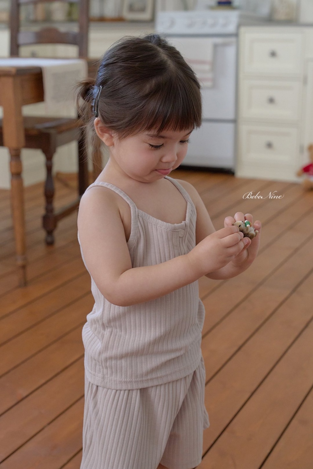 正韓夏bebenine 嫩嬰/小童三色直條涼爽套裝