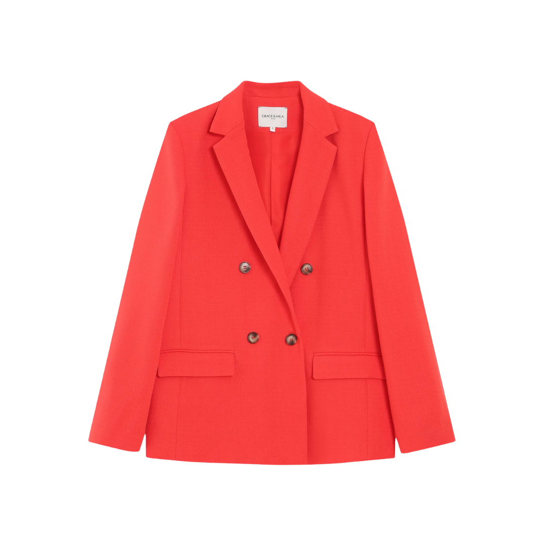 1GM0329-002 [GRACE & MILA] Tailored Jacket Sanguine Parfaite #SS26111003 (C-EU-E)