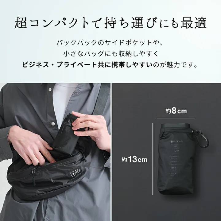 【直播】W.P.C LX031713 Go-koh 緊凑型防潑水遮光防UV縮骨遮