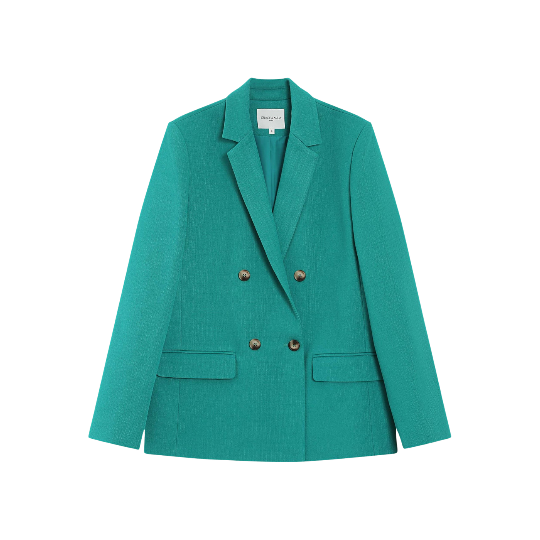 1GM0329-004 [GRACE & MILA] Tailored Jacket Vert Parfaite #SS26111003 (C-EU-E)