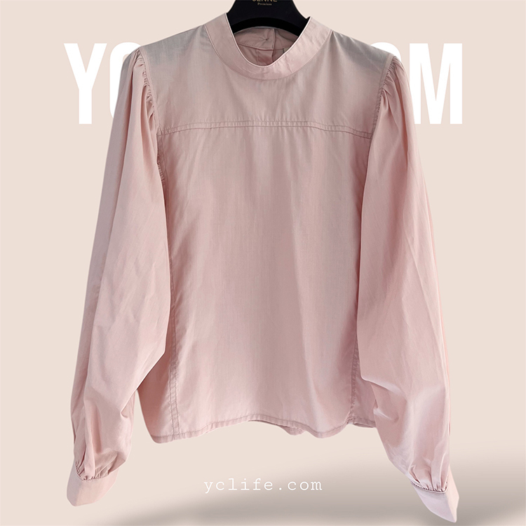 雙面穿立領天絲棉襯衫