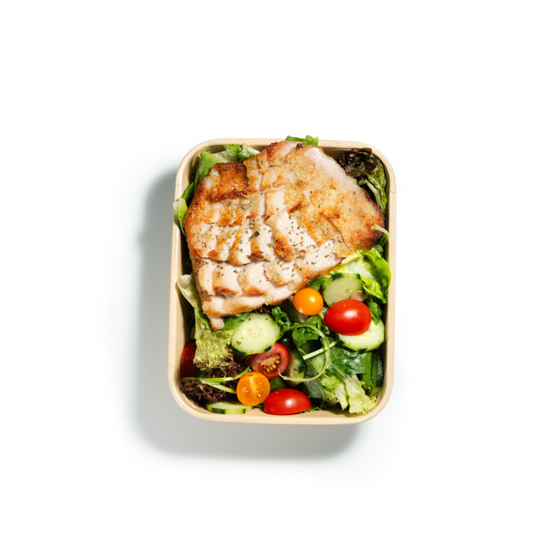 泰風味·灸烤香茅豬頸肉·菜沙律