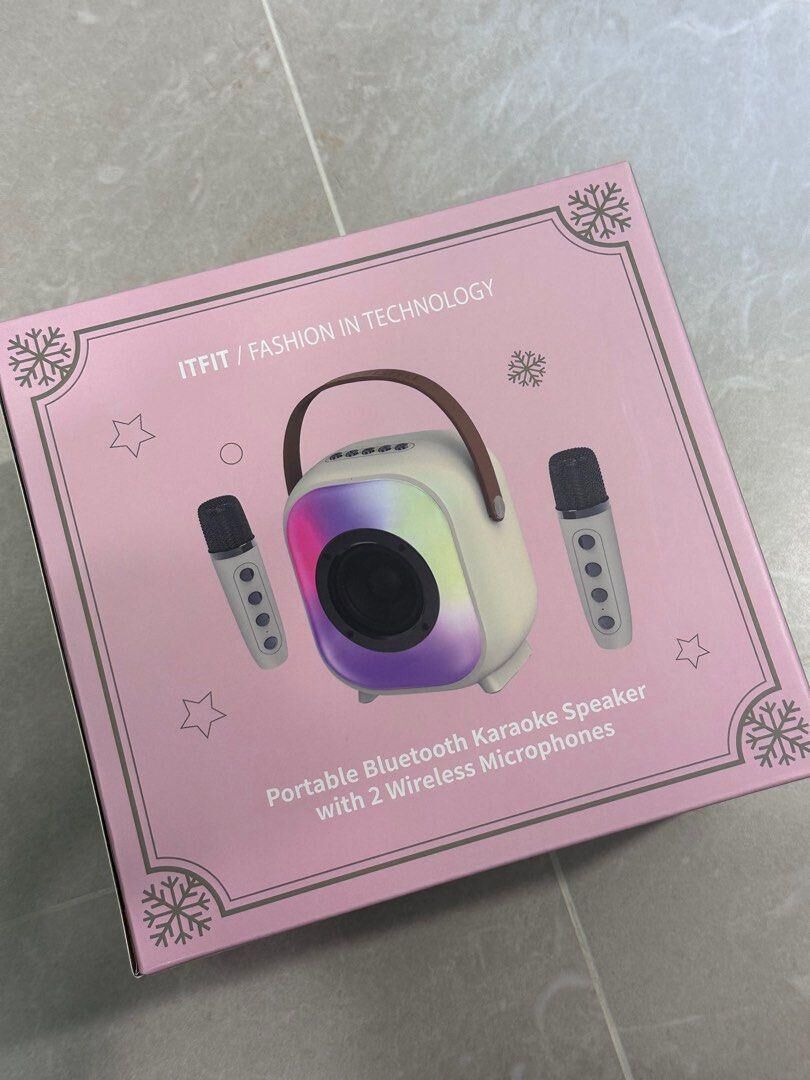 【直播】FF031704 Samsung ITFIT 多功能便攜卡拉OK藍牙喇叭連雙無線咪套裝 (購買後回贈$20折扣券)