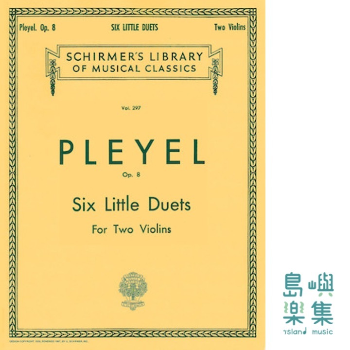 Six Little Duets, Op. 8 Schirmer Library of Classics Volume 297
