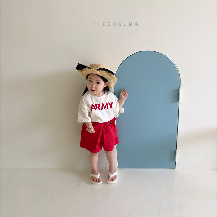 正韓夏the_goguma 兩色ARMY上衣