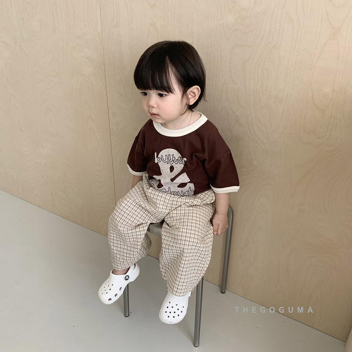 正韓夏the_goguma 兩色森系奶油上衣