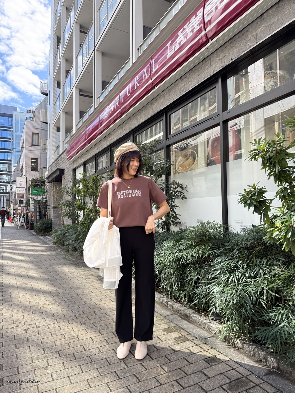 正韓顯瘦修片超彈性鬆緊休閒褲