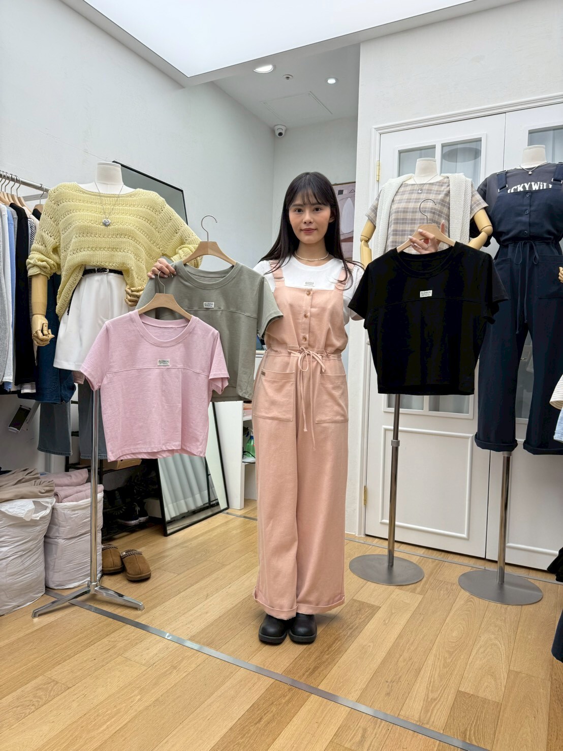 RF6042 小Logo中綫棉Tee