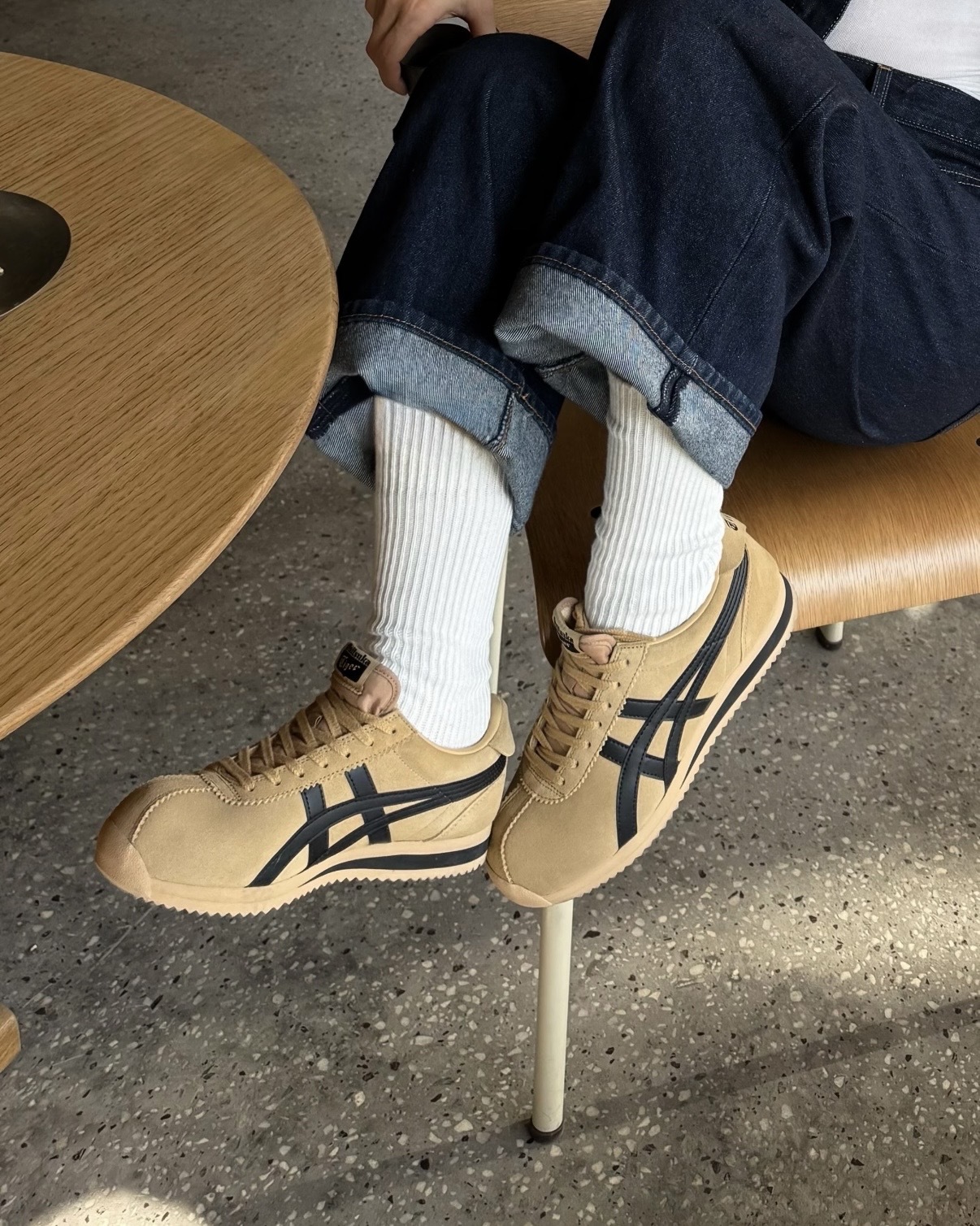 Onitsuka Tiger Corsair 鬼塚虎 阿甘鞋 奶茶黑 卡其 黑色 男女鞋 1183C555-250 / 調貨