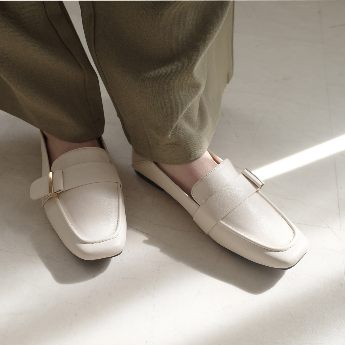 留白美感 2WAY穆勒樂福鞋【SX410】