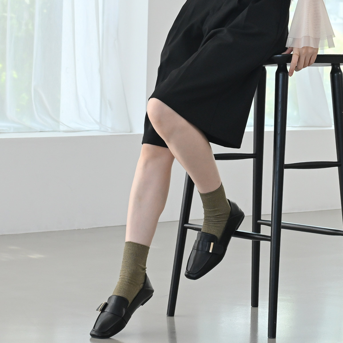 留白美感 2WAY穆勒樂福鞋【SX410】