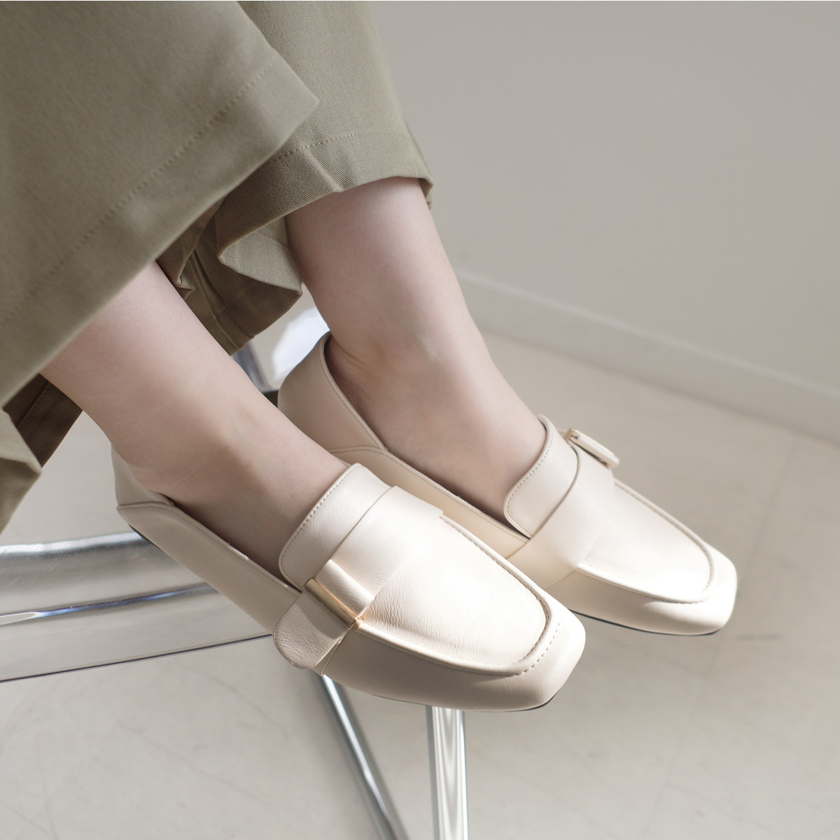 留白美感 2WAY穆勒樂福鞋【SX410】