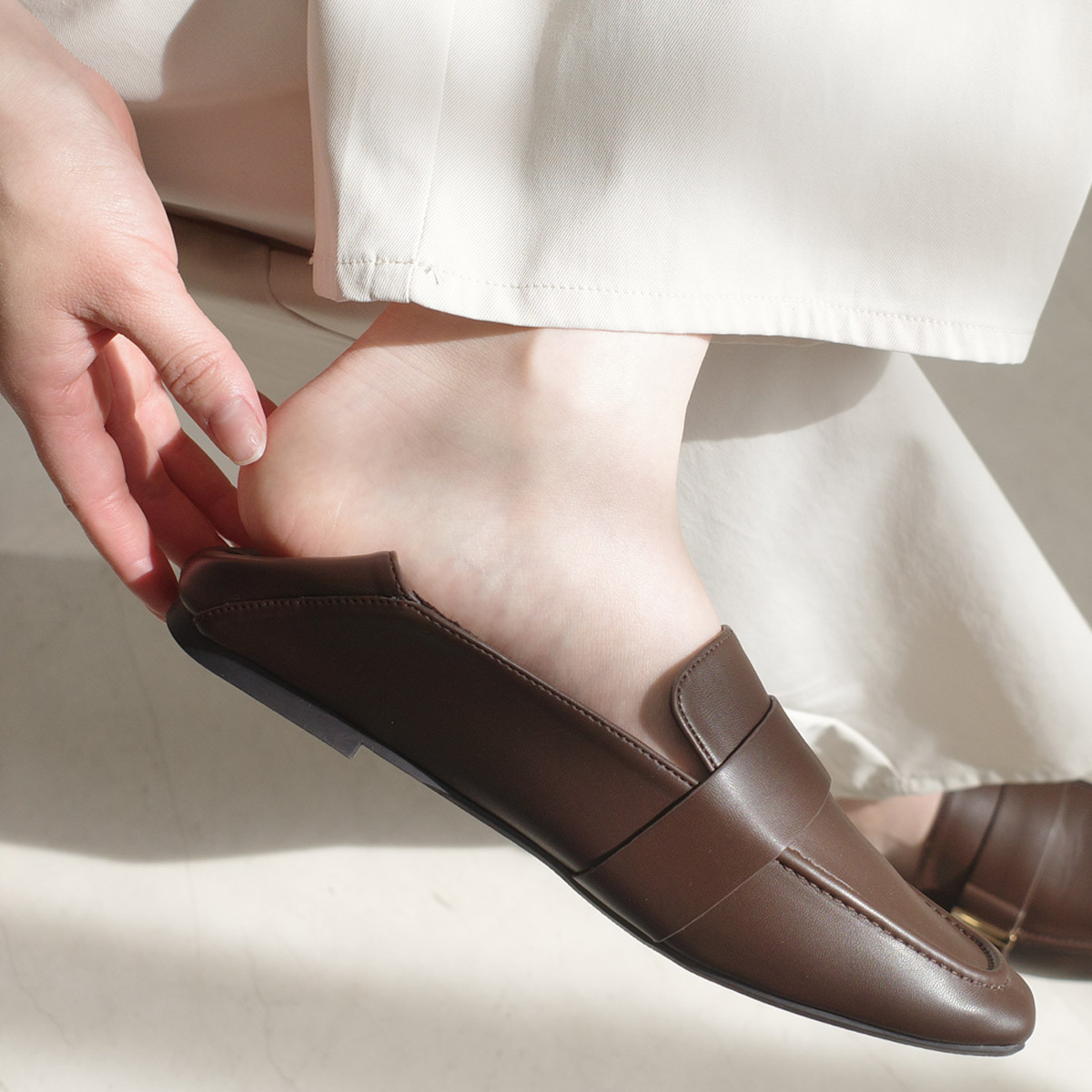 留白美感 2WAY穆勒樂福鞋【SX410】