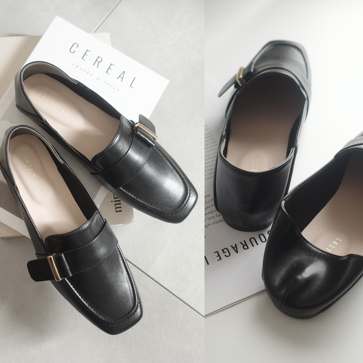 留白美感 2WAY穆勒樂福鞋【SX410】