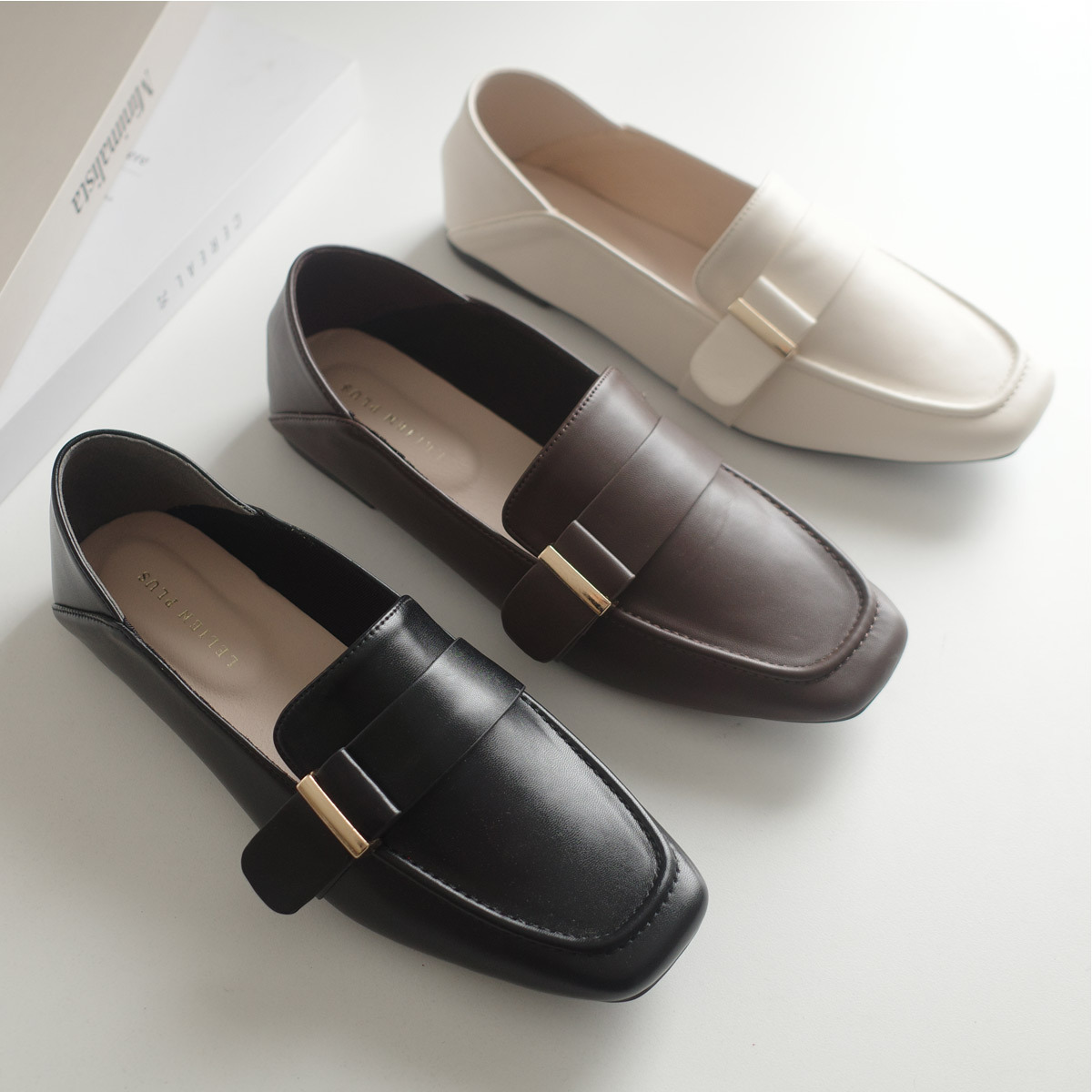 留白美感 2WAY穆勒樂福鞋【SX410】