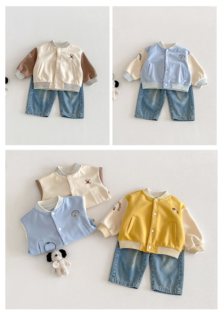 刺繡動物棒球外套(73-120)