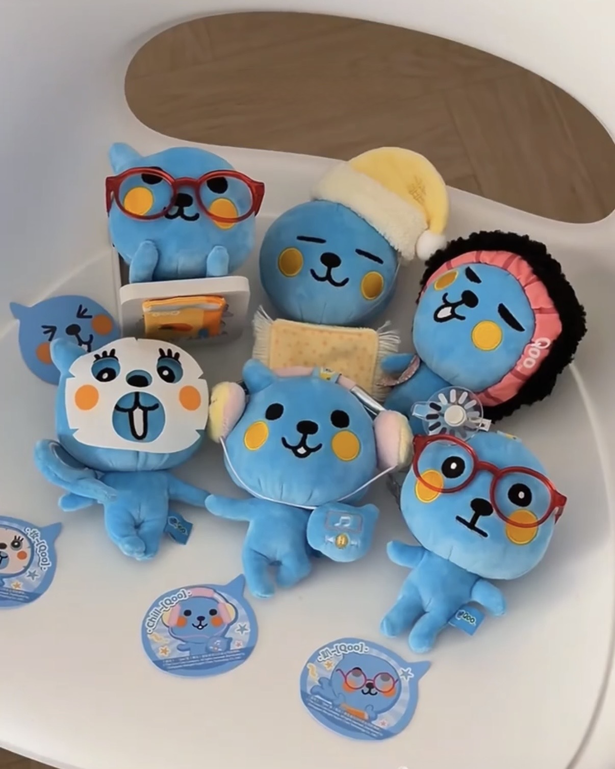 QOO 正版授權 好QOO的一天系列 吊飾 鑰匙圈 盲盒 / 預購