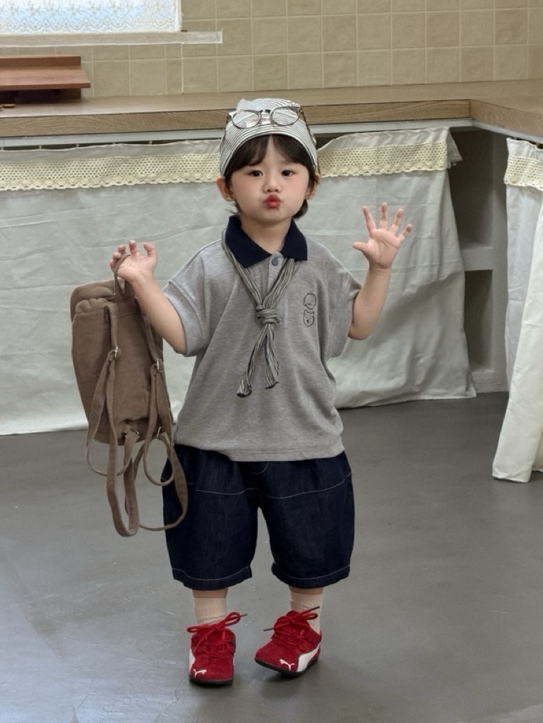 車線百搭牛仔短褲